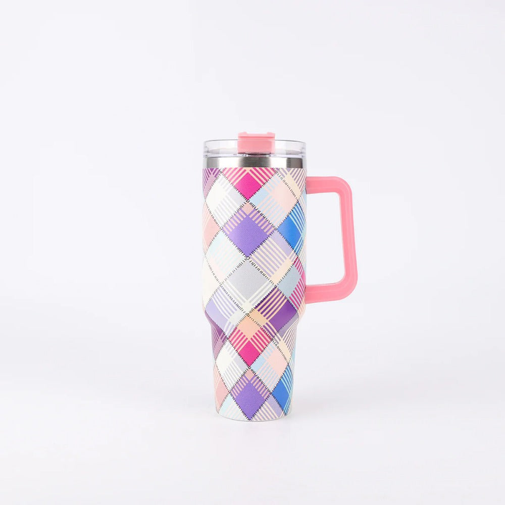 Wholesale Tumbler 40oz Printed Handle 1200ml Thickened Insulation Ice Cup