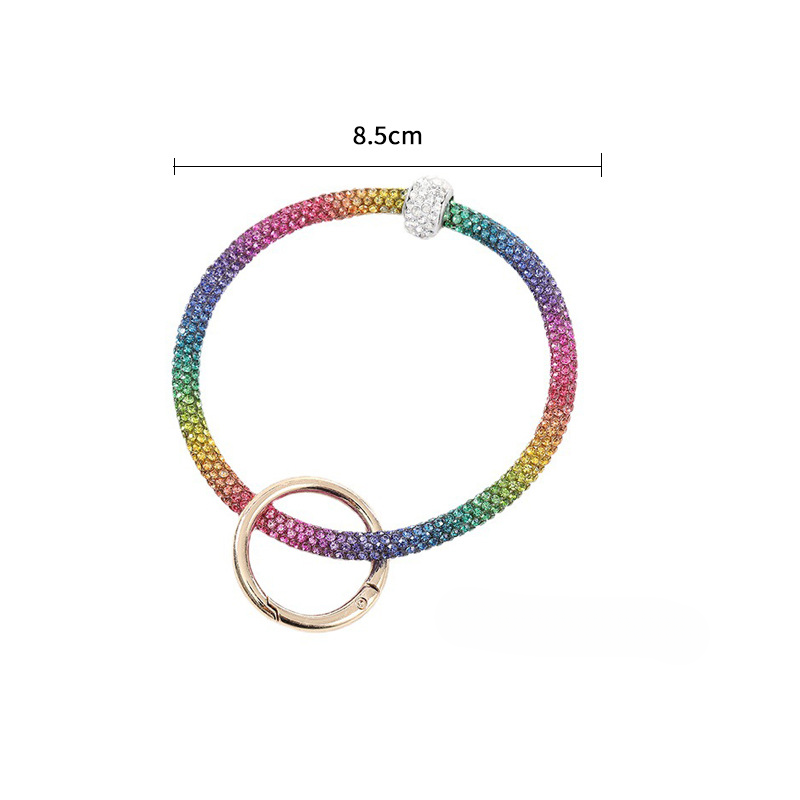 Wholesale Color Rhinestone Wrist Keychain