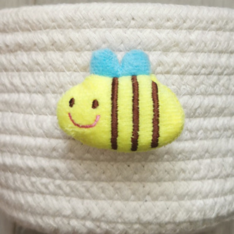 Wholesale Cotton Rope Tabletop Small Storage Basket