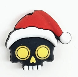 Wholesale 20pcs/pack Christmas Food-grade Cartoon 3D Silicone Beads