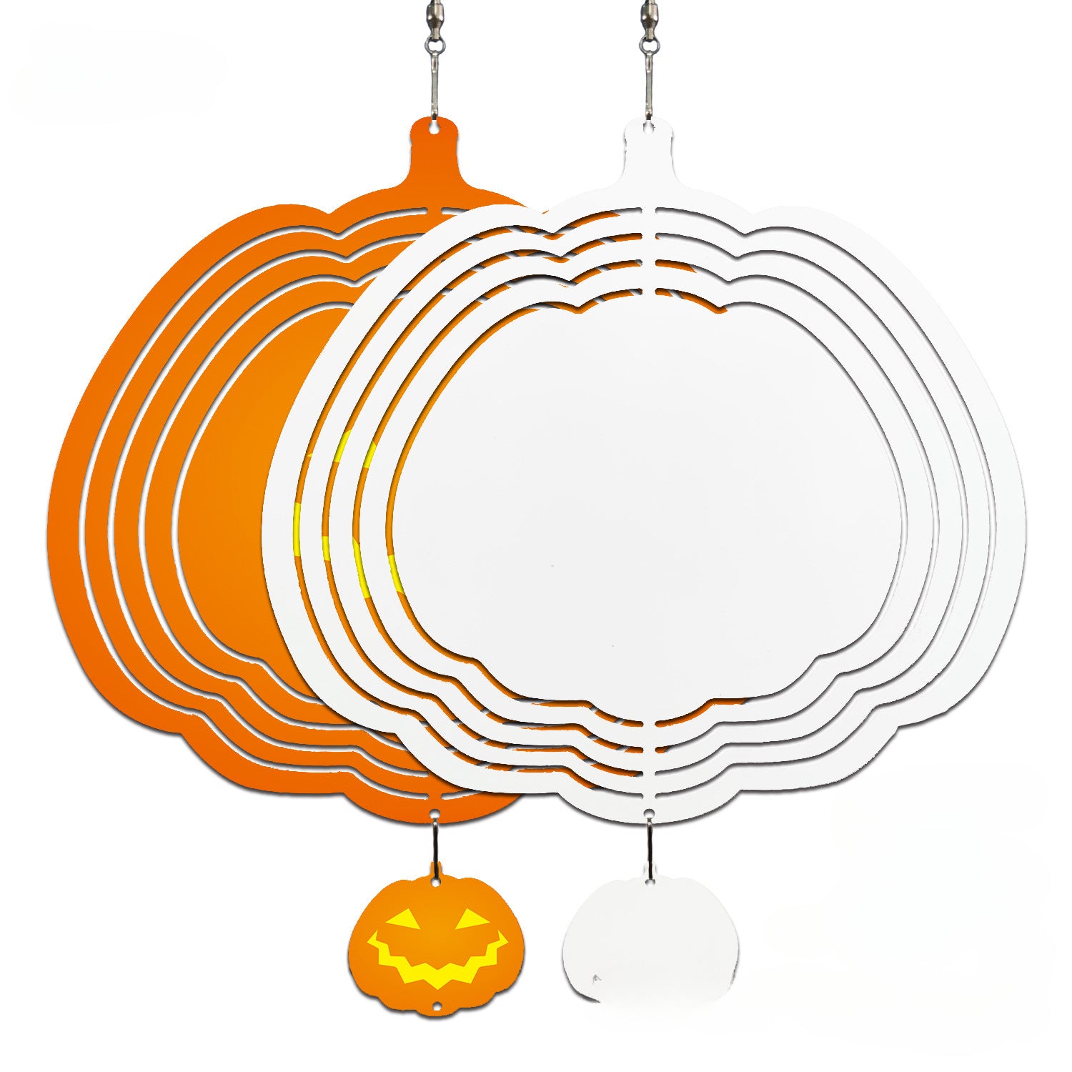 Wholesale 10PCS DIY Heat Transfer Printing Wind Chime Blank Hanging Decorations