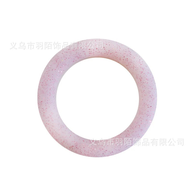 Wholesale 20PCS Glitter Silicone Ring