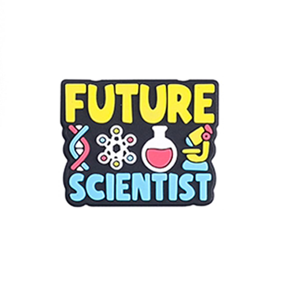 Wholesale 20pcs Cartoon Technology Series Letter Silicone Beads