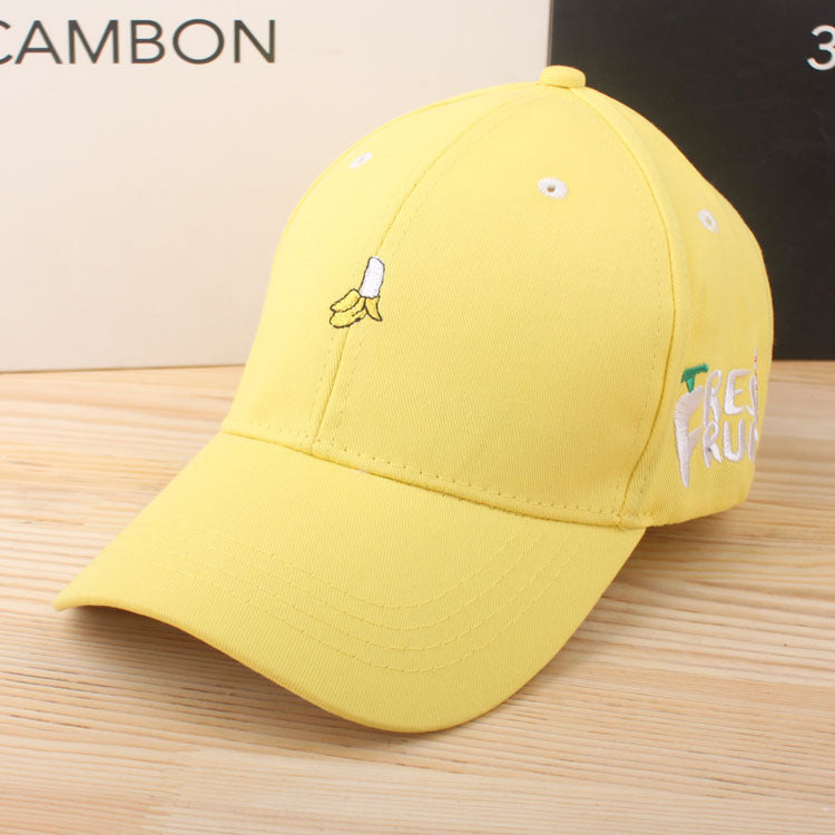 Wholesale Embroidered Fruit Candy Color Baseball Cap