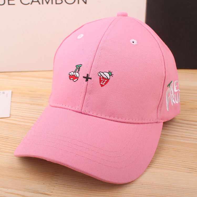 Wholesale Embroidered Fruit Candy Color Baseball Cap
