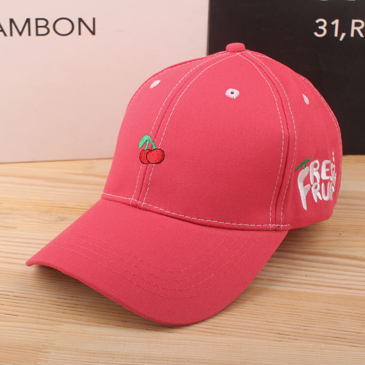 Wholesale Embroidered Fruit Candy Color Baseball Cap