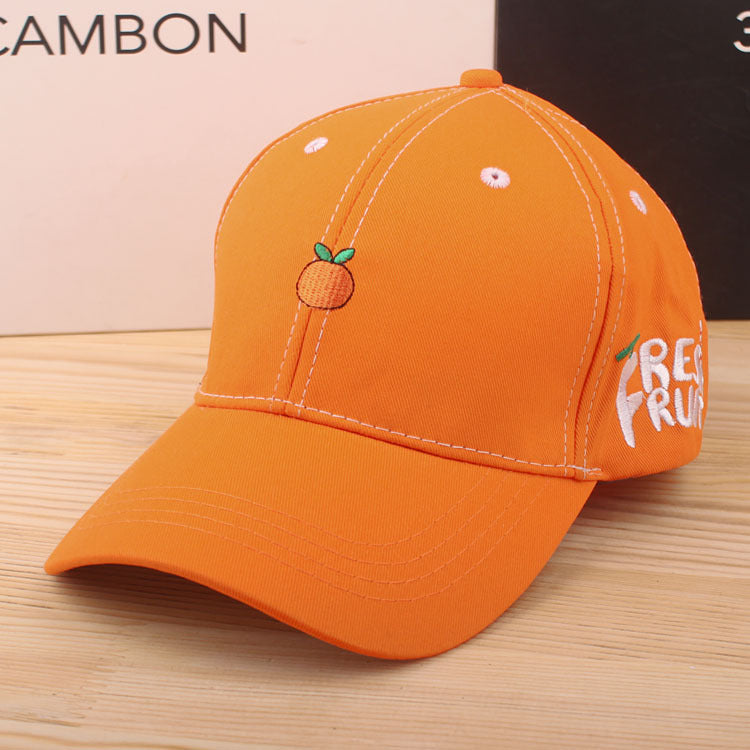 Wholesale Embroidered Fruit Candy Color Baseball Cap