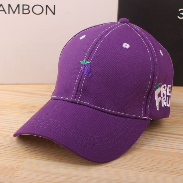 Wholesale Embroidered Fruit Candy Color Baseball Cap