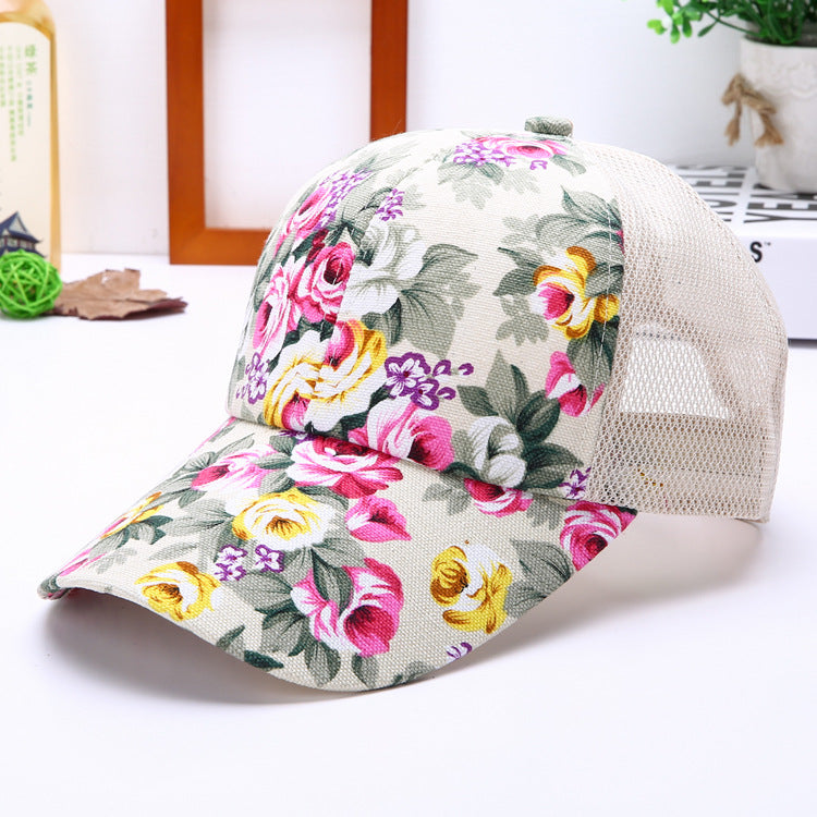 Wholesale Acrylic Fiber Boss Recommended Flower Baseball Cap