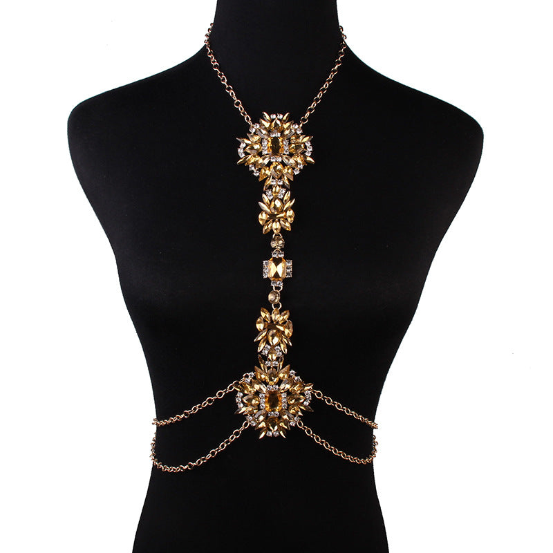 Wholesale Alloy Exaggerated Necklace Body Chain