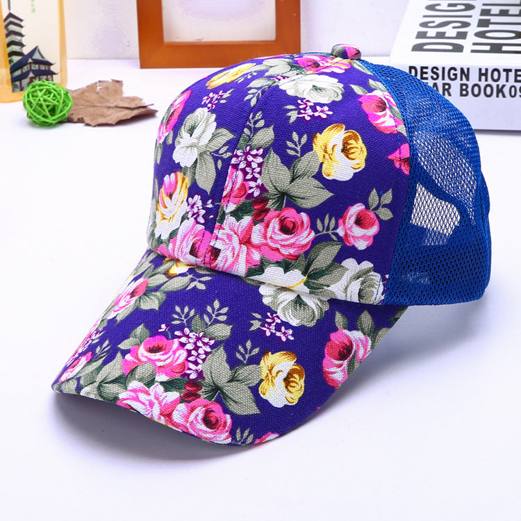 Wholesale Flower Ladies Shade Outdoor Sports Cap