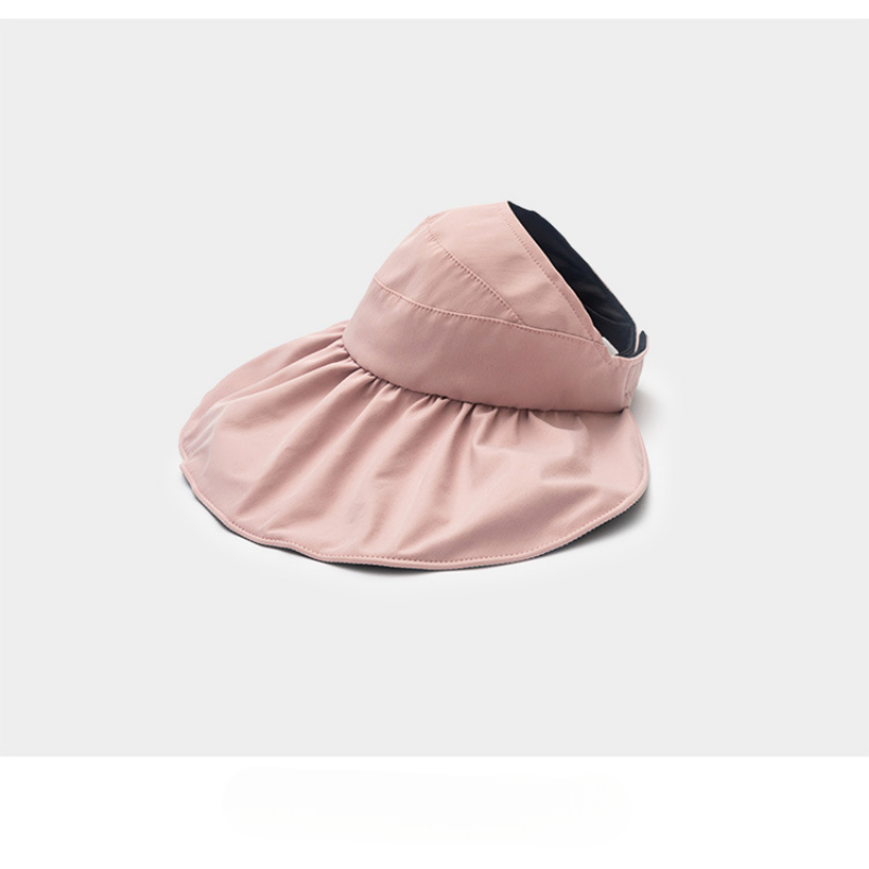 Protección de verano de nylon al por mayor gorro de sol de pegamento negro