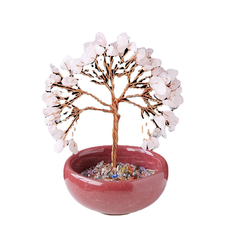Wholesale of Natural Crystal Tree Ornaments