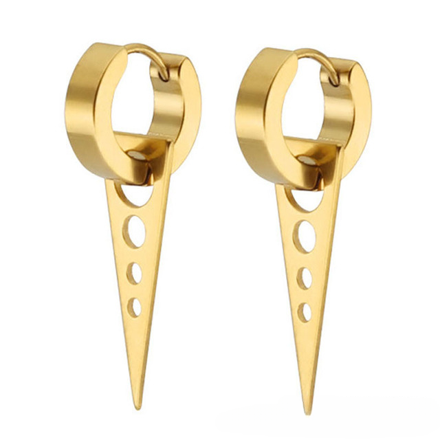 Wholesale Punk Triangle Blade Earrings
