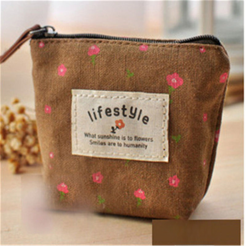 Wholesale Fabric Canvas Coin Purse Keychain