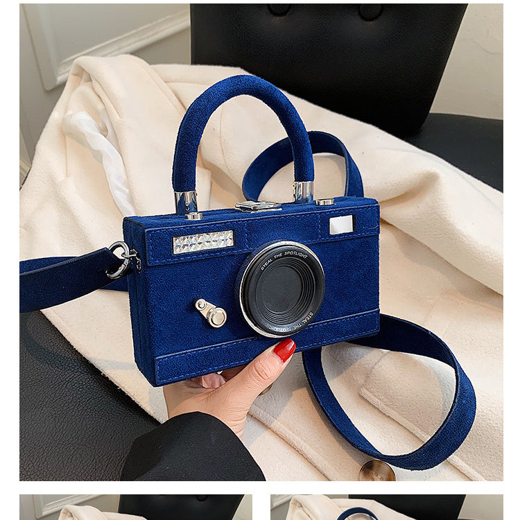 Wholesale PU Suede Camera Bag