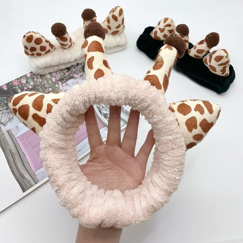 Wholesale Cartoon Giraffe Cute Plush Hairband