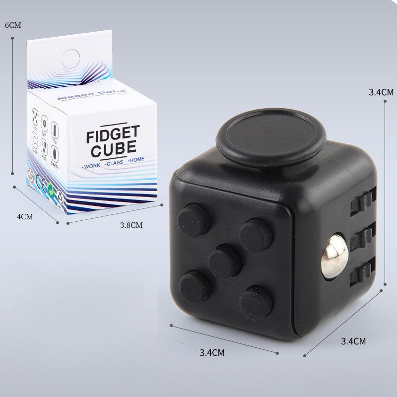 Wholesale 6-sided UV Decompression Infinite Finger Mini Magic Cube