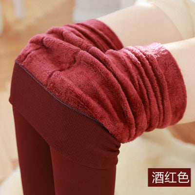 Wholesale Autumn and Winter Thickened Fleece Leggings
