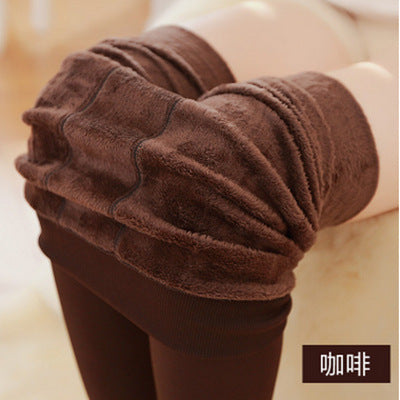 Wholesale Autumn and Winter Thickened Fleece Leggings