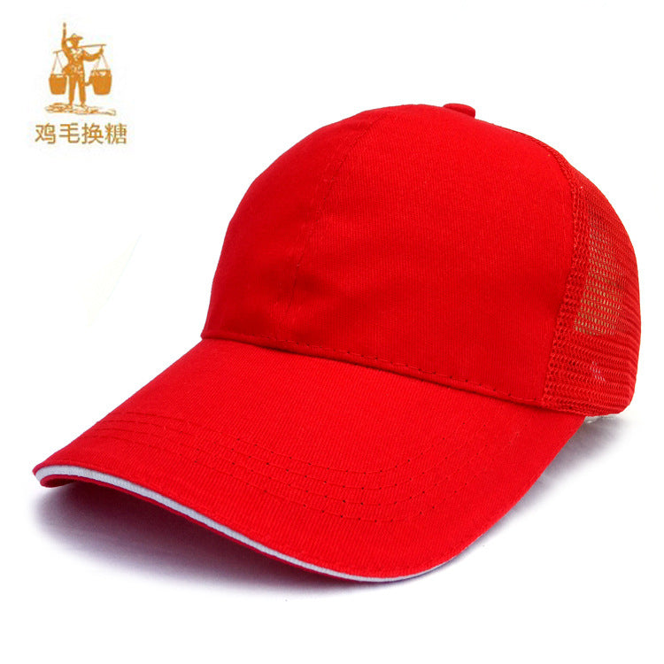 Wholesale Advertising Printed Logo Embroidery Sandwich Cotton Baseball Cap