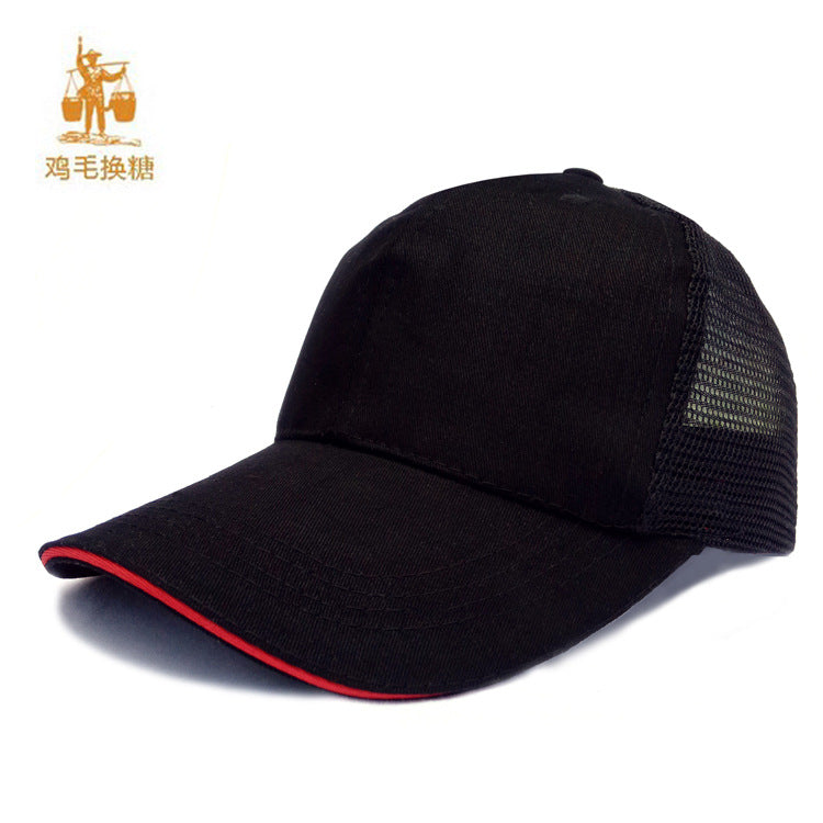 Wholesale Advertising Printed Logo Embroidery Sandwich Cotton Baseball Cap