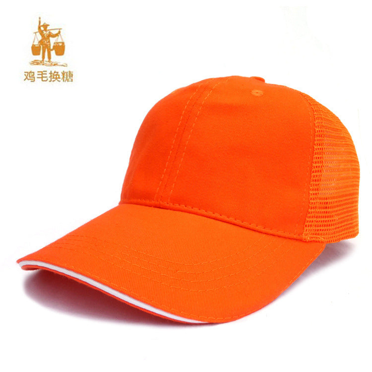 Wholesale Advertising Printed Logo Embroidery Sandwich Cotton Baseball Cap