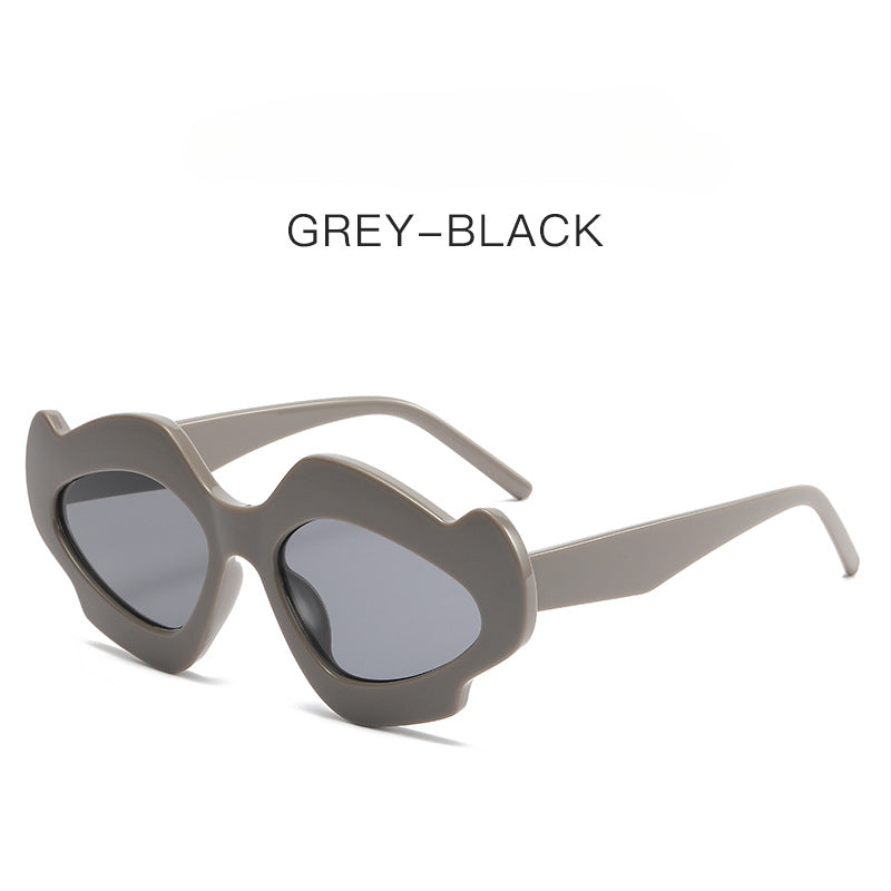 Wholesale New Flower Irregular PC Sunglasses