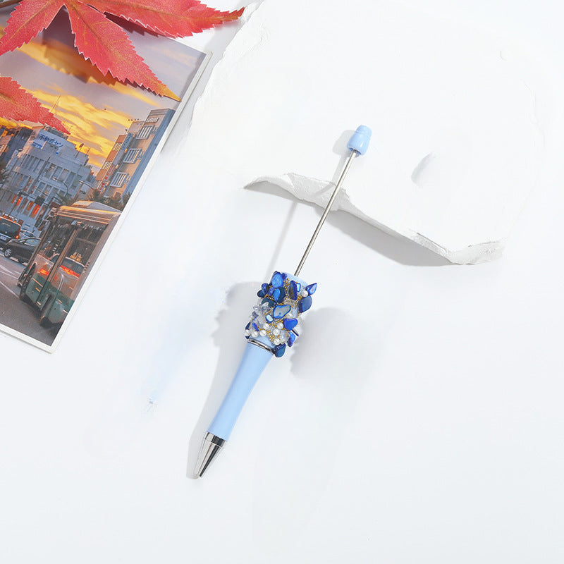 Wholesale Beadable Pens Heavy Industry Full of Broken Diamond Bead Pens