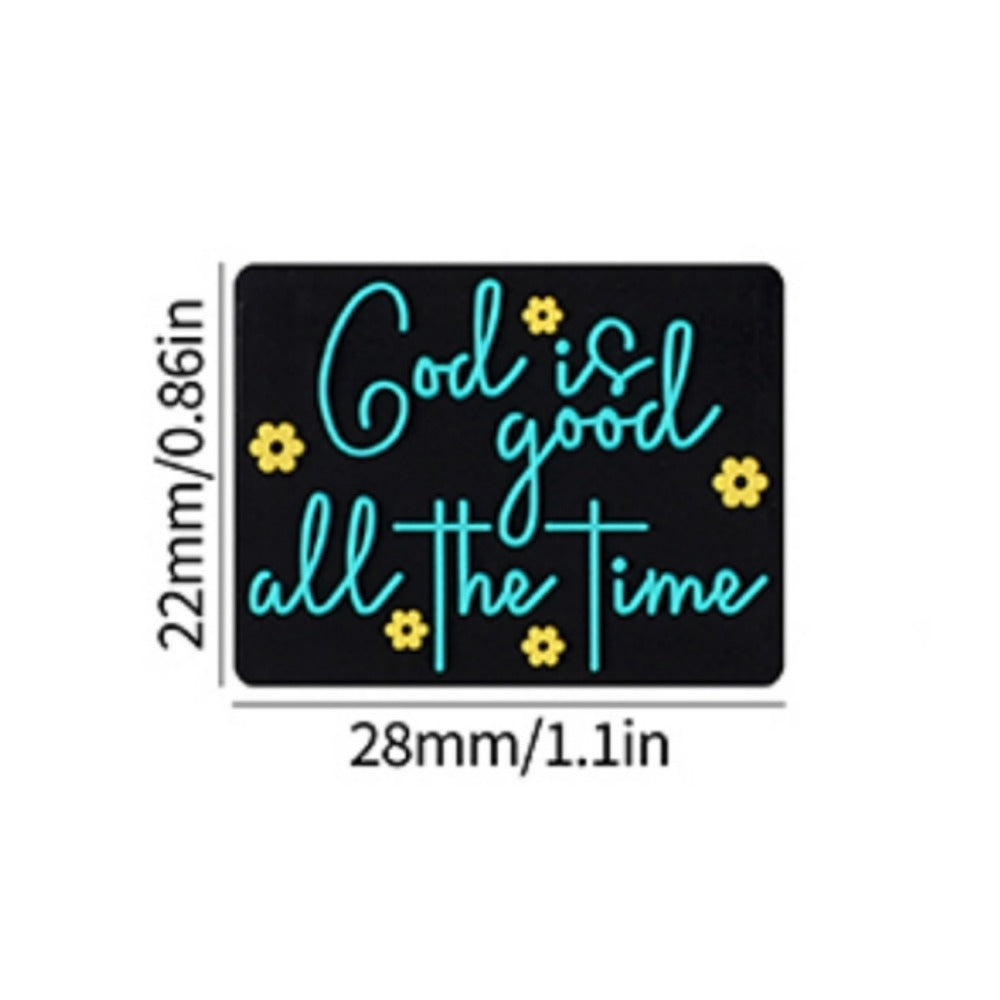 Wholesale 20pcs Sunflower Letter Cross Pattern Silicone Beads