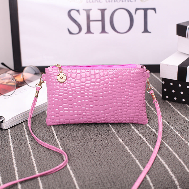 Wholesale PU Crocodile Pattern Crossbody Bag