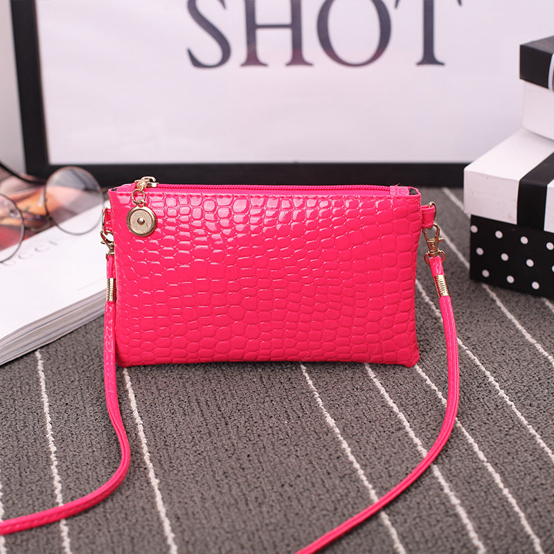 Wholesale PU Crocodile Pattern Crossbody Bag