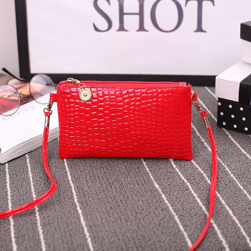 Wholesale PU Crocodile Pattern Crossbody Bag
