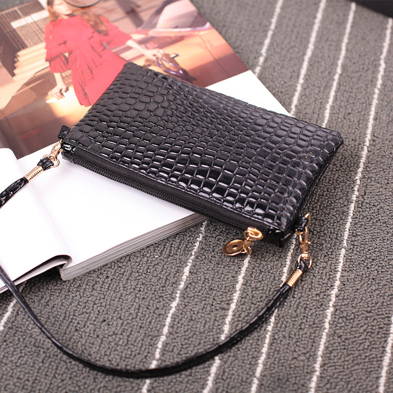 Wholesale PU Crocodile Pattern Crossbody Bag
