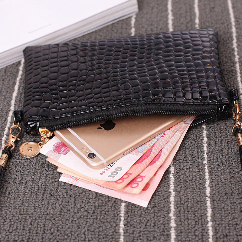 Wholesale PU Crocodile Pattern Crossbody Bag