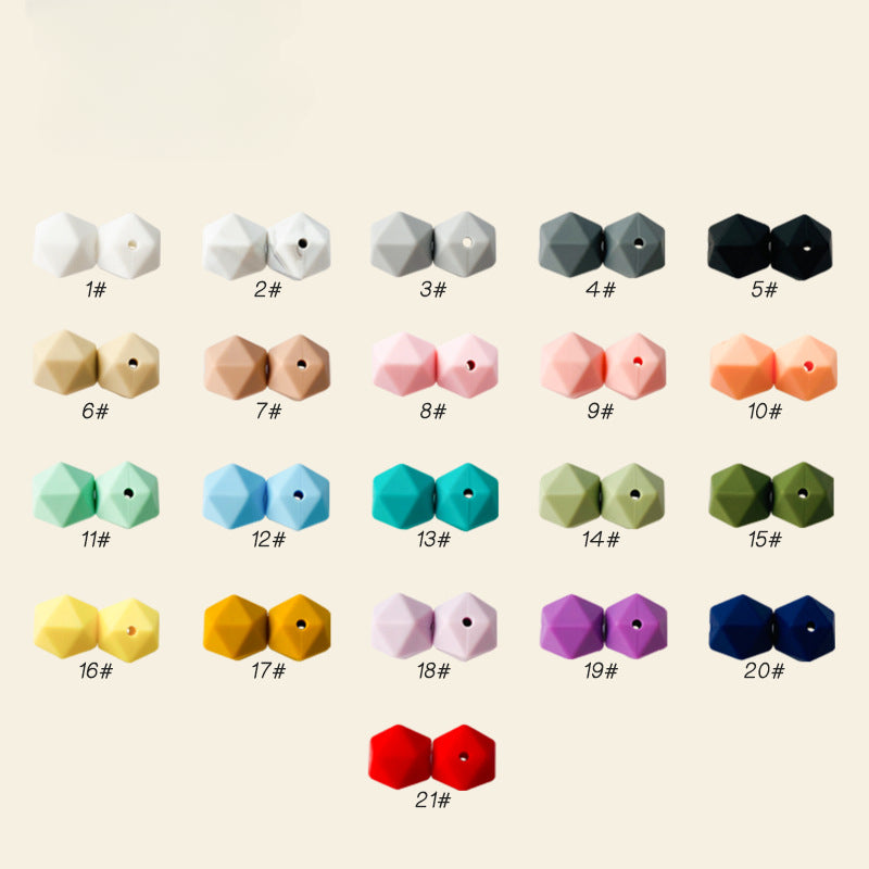 Wholesale 100pcs 12MM DIY Abacus Beads Silicone Small Spacer Beads