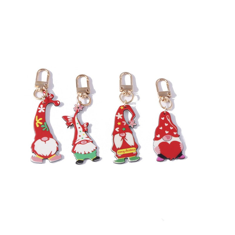 Wholesale Santa Claus Keychain Set