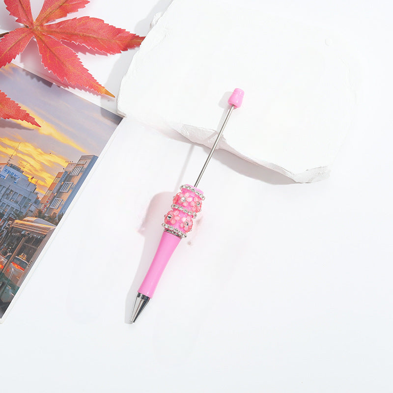 Wholesale Beadable Pens Heavy Industry Cherry Blossom Diamond Beaded Pens