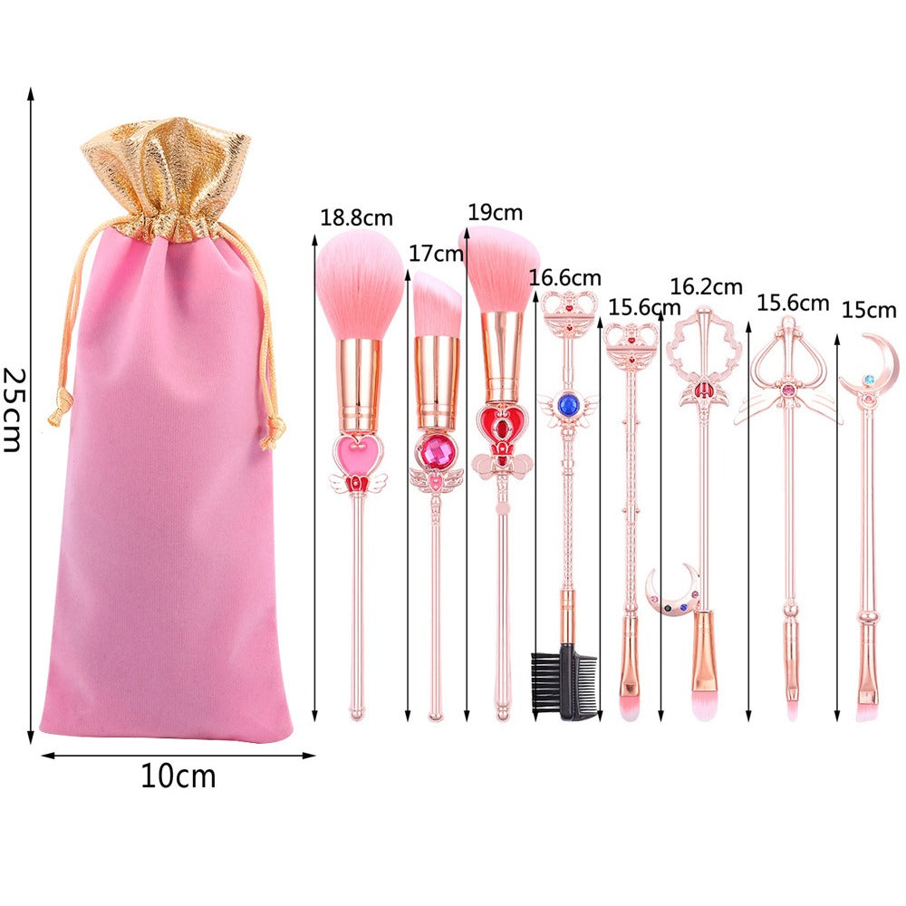 Wholesale Unicorn Sailor Moon Makeup Brush Tool Set
