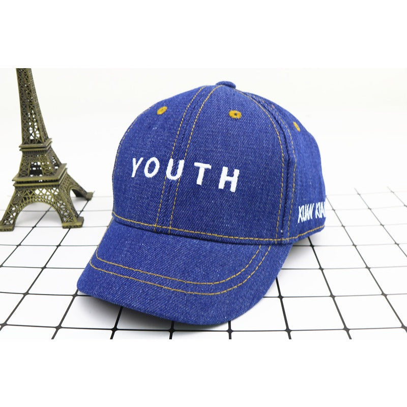 Wholesale Mama Denim Casual Letter Baseball Caps