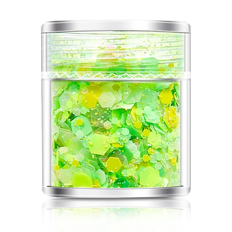 Wholesale Luminous Powder Nail Polish Sequins Glitter 24 Colors Mixed Luminous Nail Polish Nail Polish Nail Stickers Accessories