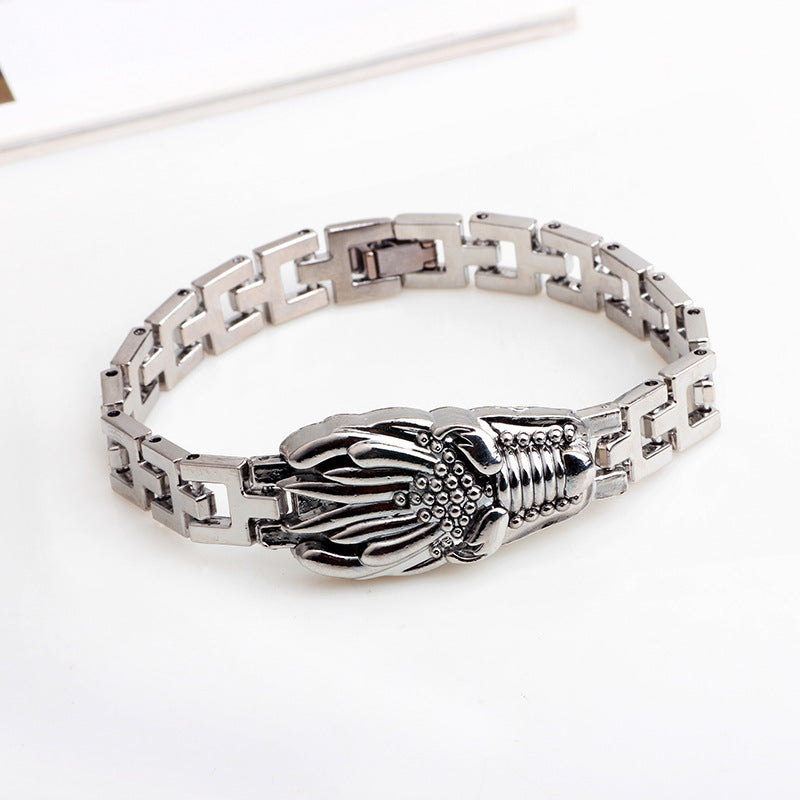 Wholesale Retro Fashion Steel Watch Buckle Bracelet