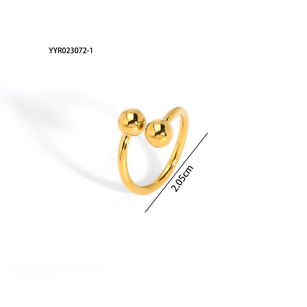 Wholesale 18K Gold Stainless Steel Ring