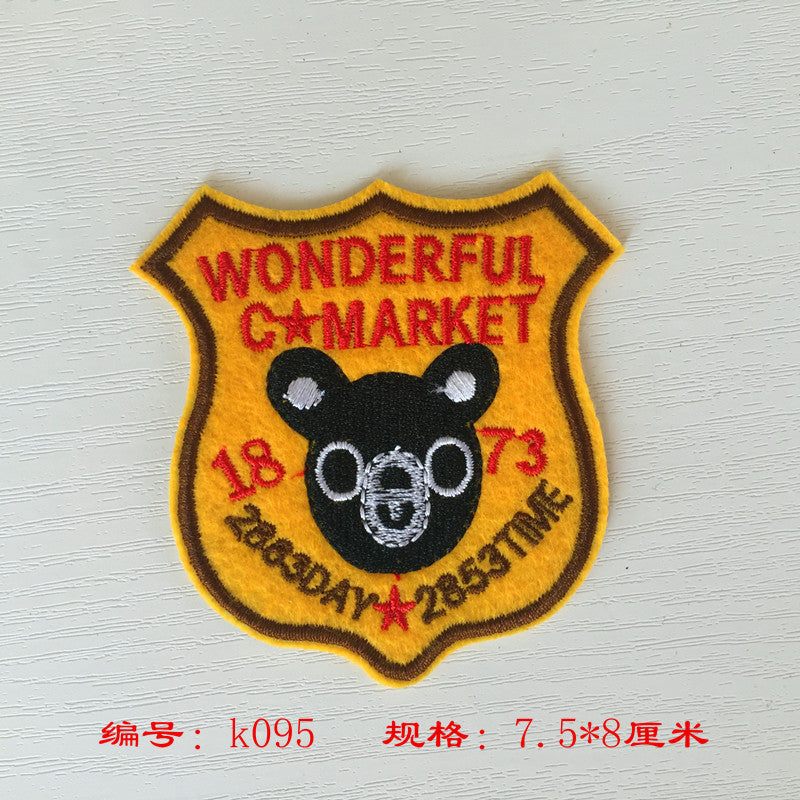 Wholesale DIY Accessories College Style Badge Patches