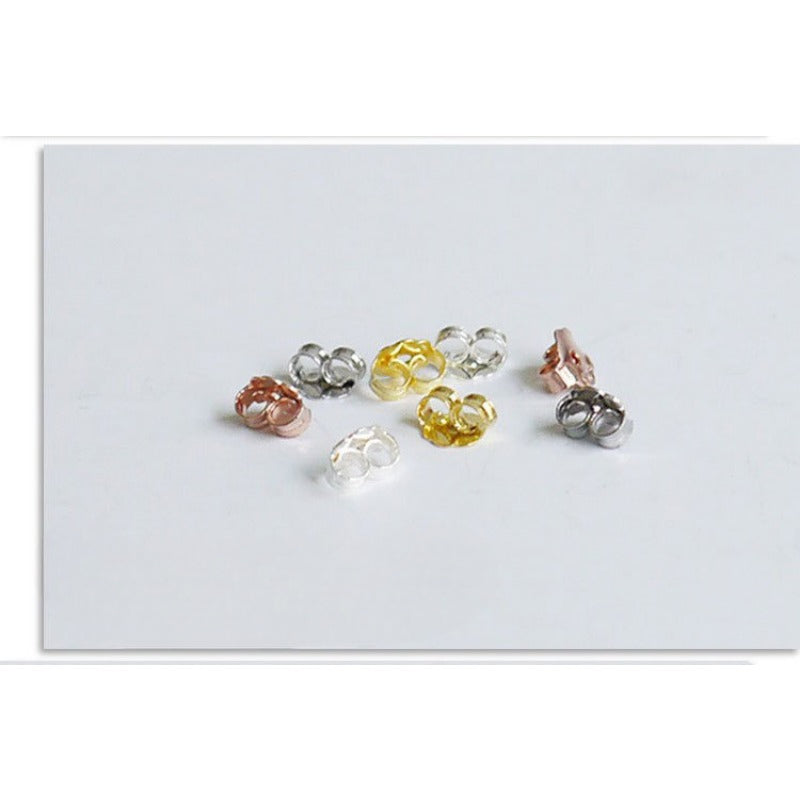 Wholesale 925 Silver Butterfly Earrings with Rear Block