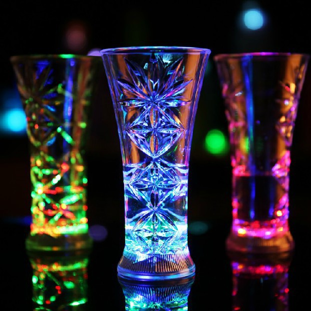 Wholesale LED Flashing Water in PS Beer Cups