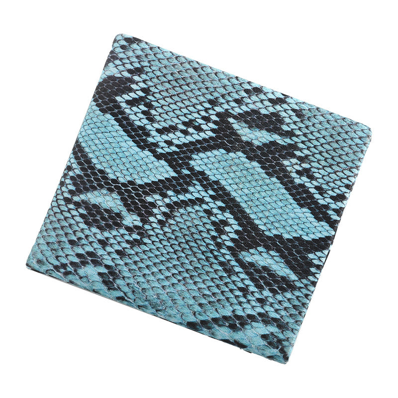 Wholesale Retro Creative Printed Men's Short PU Leather Wallet