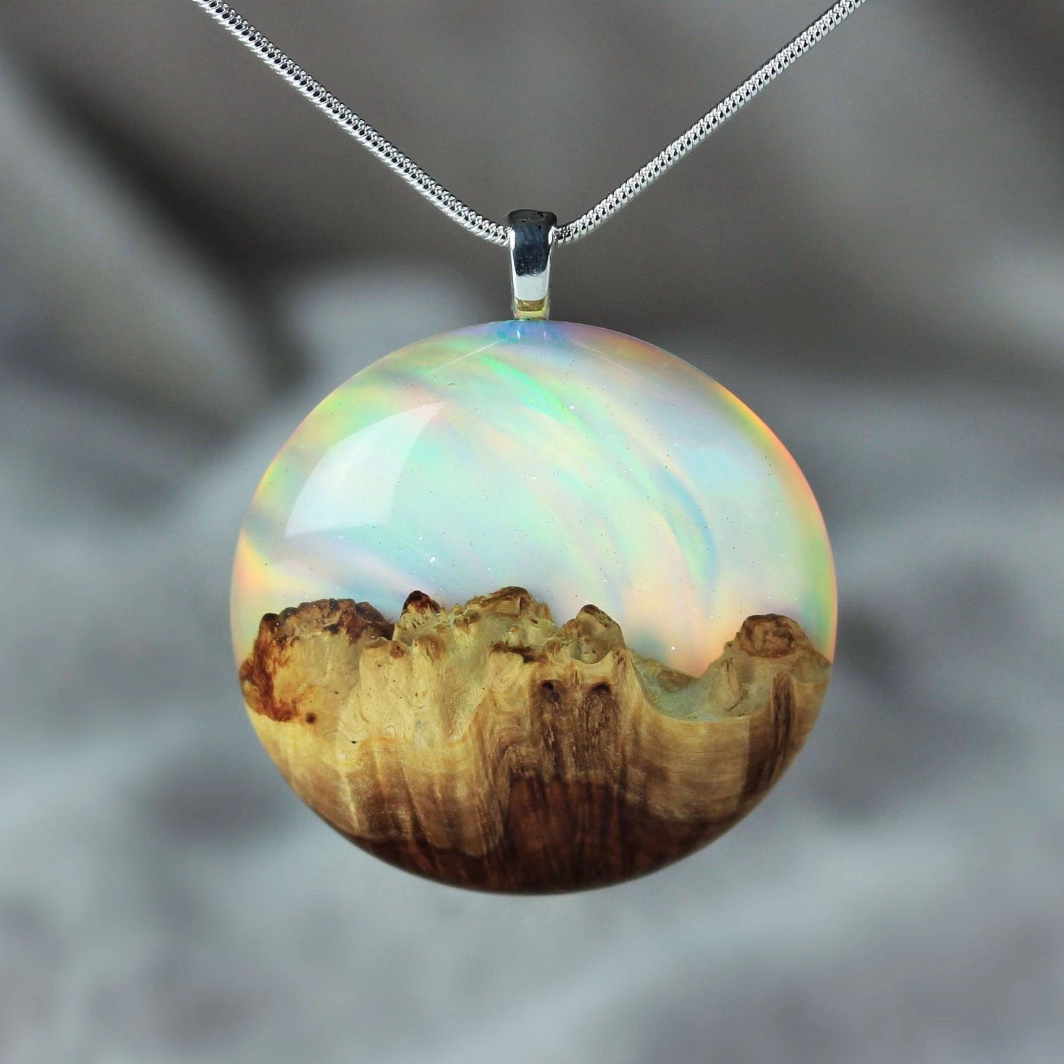 Wholesale Universe Planet Titanium Steel Necklaces