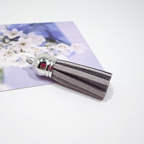 Wholesale 10pcs/pack Velvet Tassel Bag Charm DIY Accessories Keychain