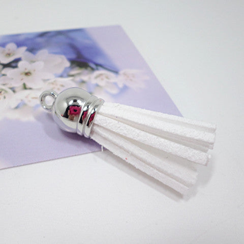 Wholesale 10pcs/pack Velvet Tassel Bag Charm DIY Accessories Keychain